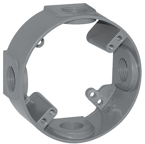 electrical box extension ring round|4 inch electrical box extender.